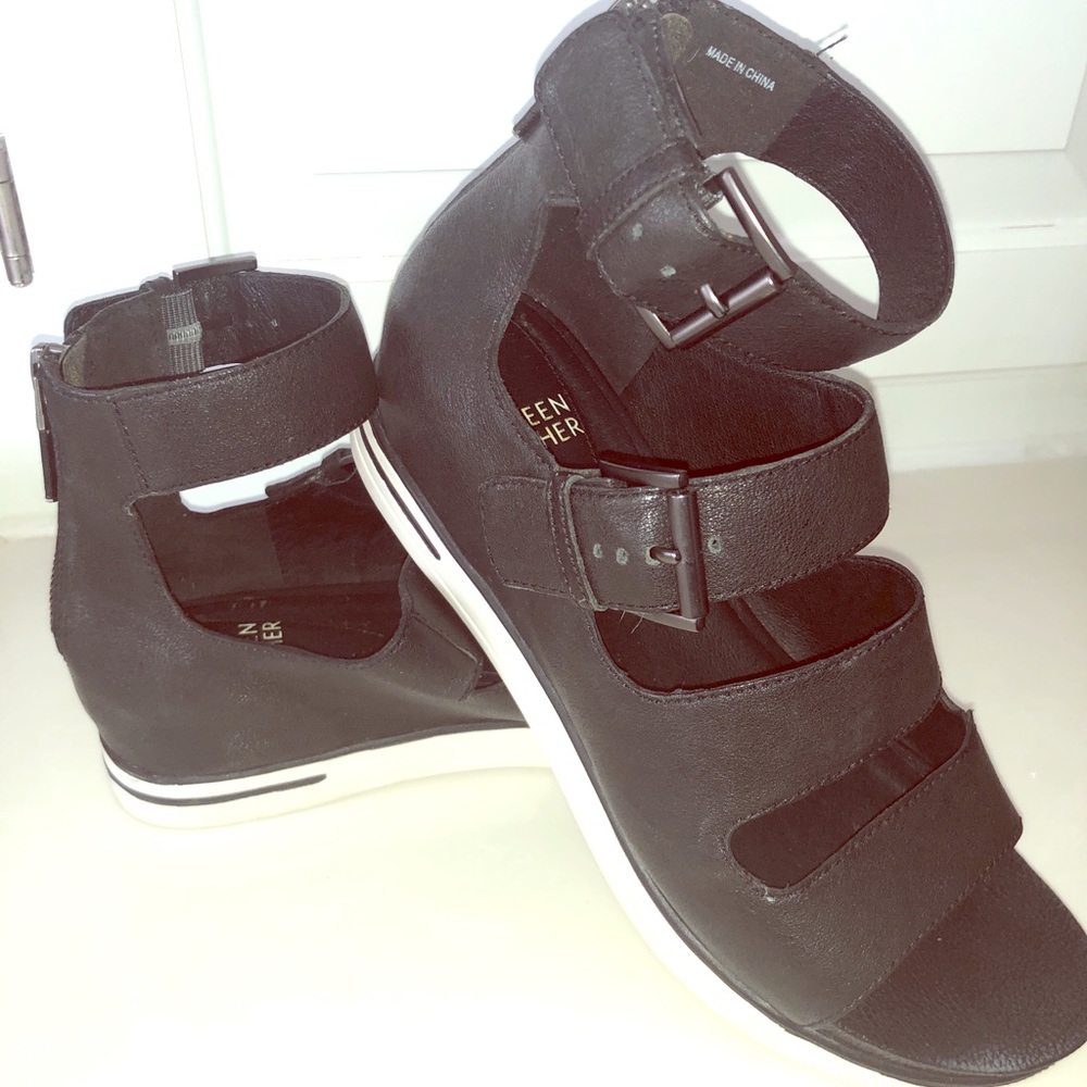 Eileen Fisher Platform Sport Sandals.